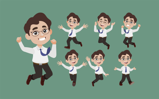 友善姿态张开双手微笑迎接你