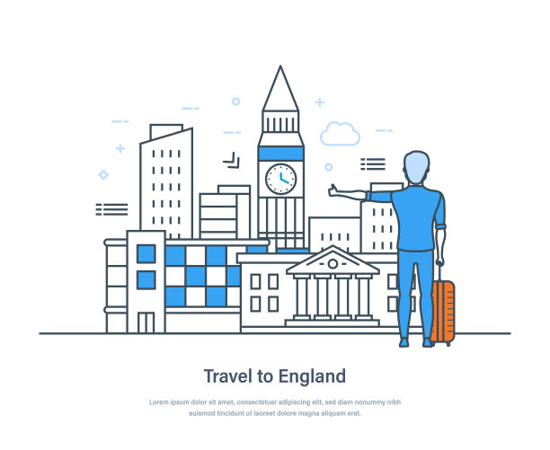 英国旅游宣传海报设计