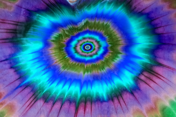 圆形彩色折光纹