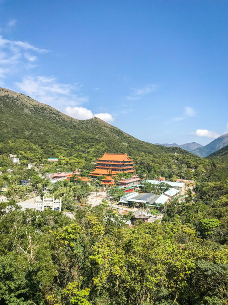 宝莲禅寺 大屿山风光