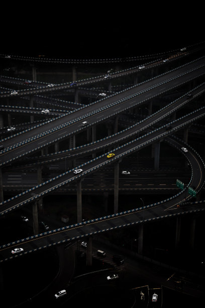 城市立体交通复杂道路
