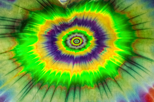 圆形彩色折光纹