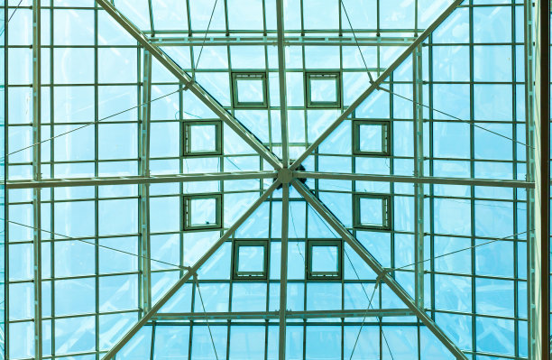 钢结构玻璃长廊,高清大图