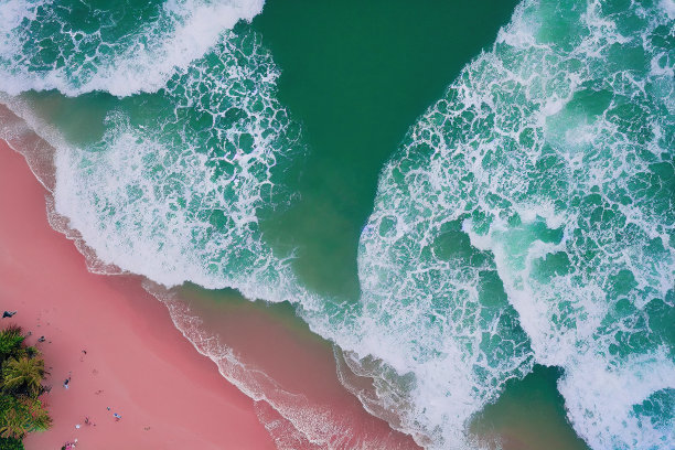 飞鸟蓝色大海壁纸