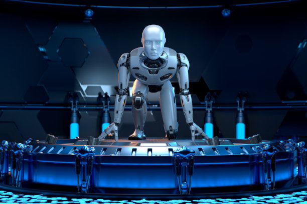 科幻机器人舞台