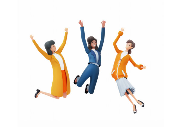 leaping