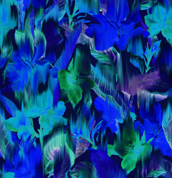 液态流体花纹装饰画