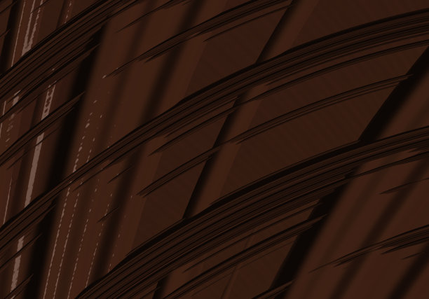 矢量彩色立体分形图案