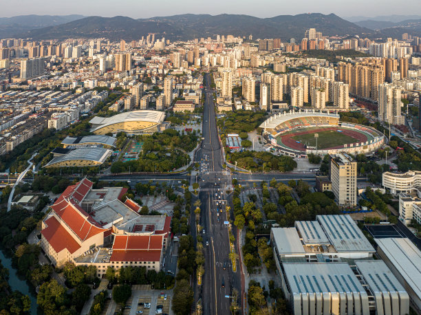 中国抽象城市地标矢量背景