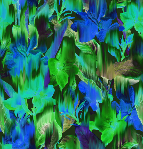 液态流体花纹装饰画