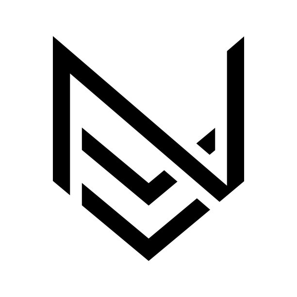 n字母logo,v字母logo