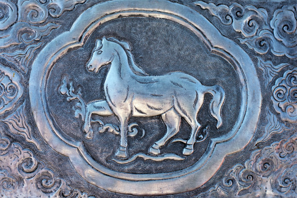 马年春节雕塑造型