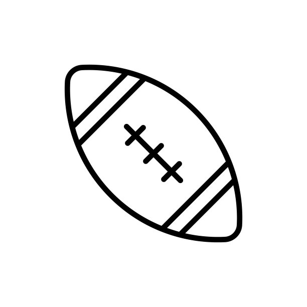 美式橄榄球标志矢量素材