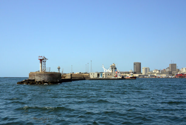商用码头,达喀尔,驳船