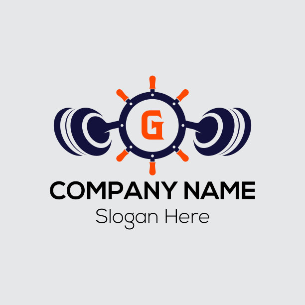 g字母logo设计,能源g标志