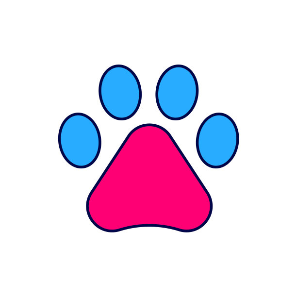 卡通熊满印矢量图