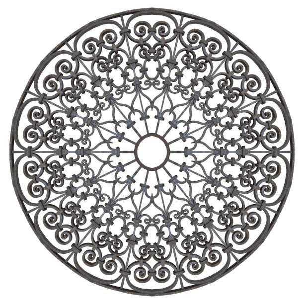 圆形古典传统花纹