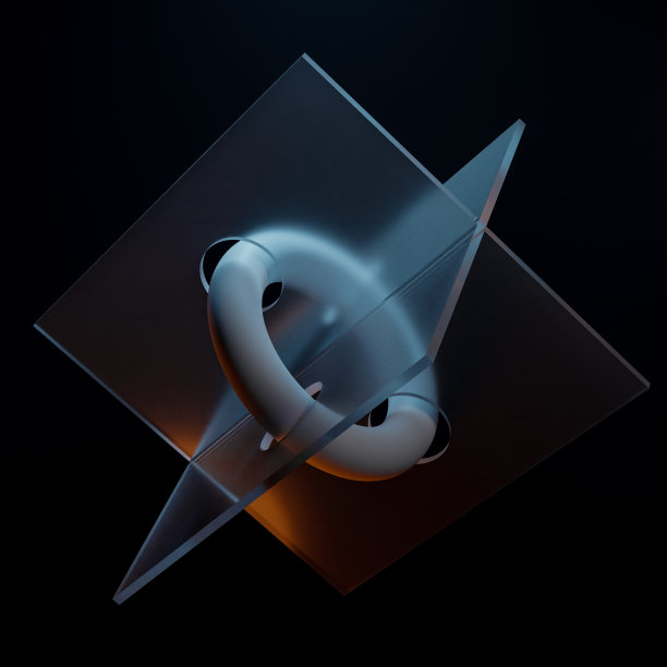 玻璃材质方块矩形圆圈