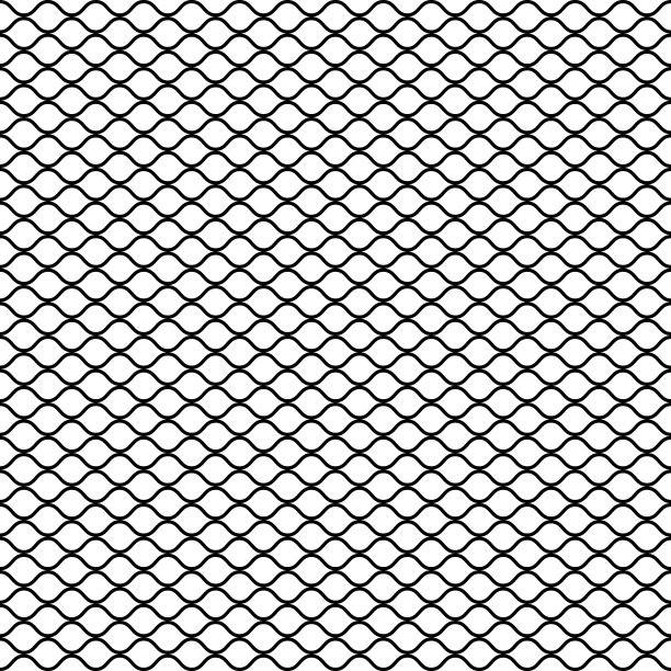 几何图案黑白无缝纹理