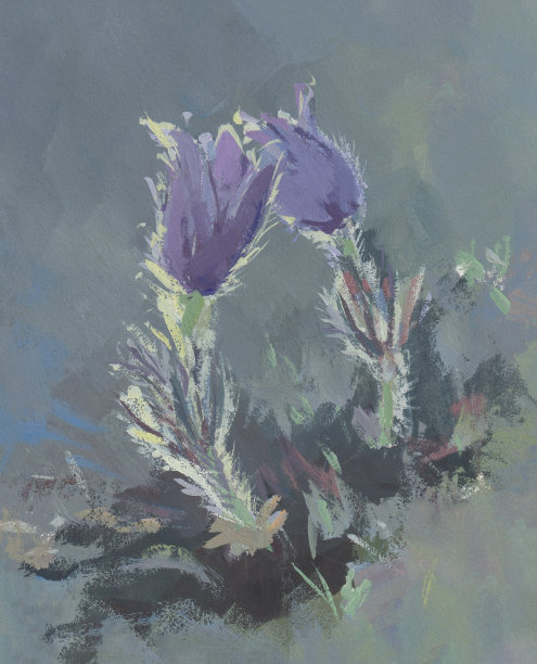 现代山水无框画