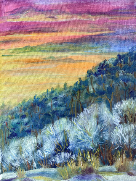 云景,云,复古风格