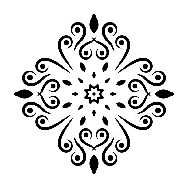 华丽的,几何形状,皇室