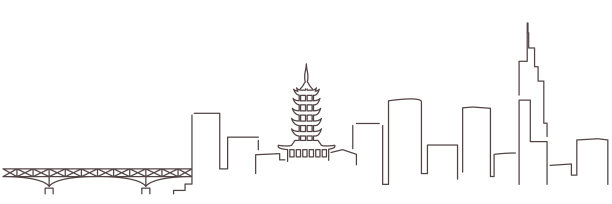 南京矢量城市插画