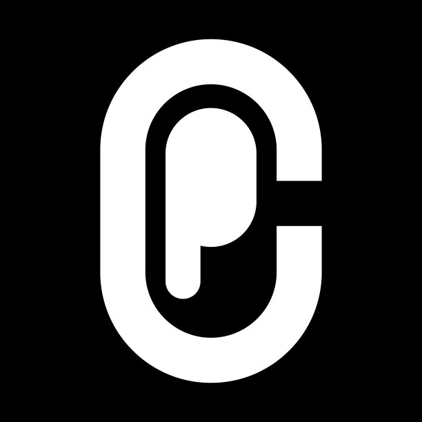 pc字母商业logo