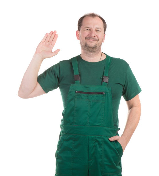 友善姿态张开双手微笑迎接你