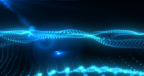 矢量彩色立体分形图案