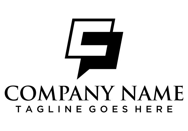 pc字母商业logo