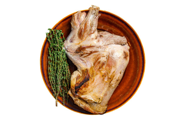 格子烤肉,蔬菜,动物腿骨