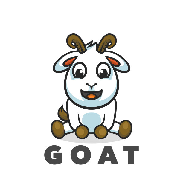 可爱小羊logo设计