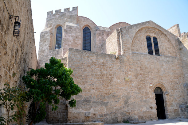 希腊教堂的木门