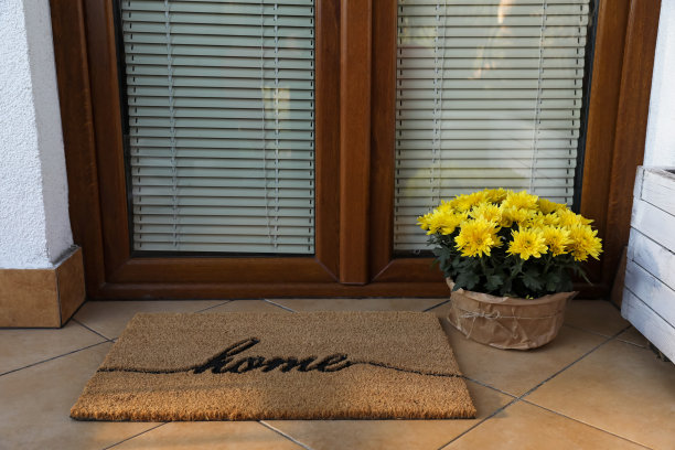 欢迎光临门口垫