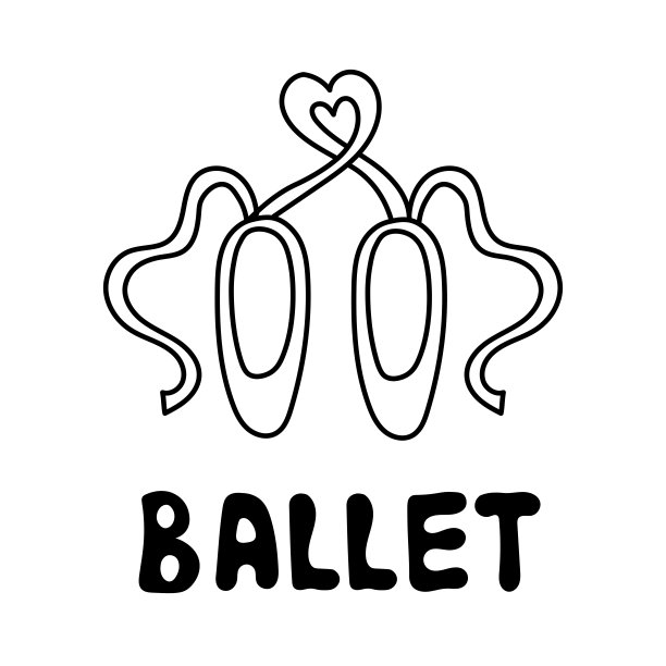 舞蹈舞鞋芭蕾舞logo标志