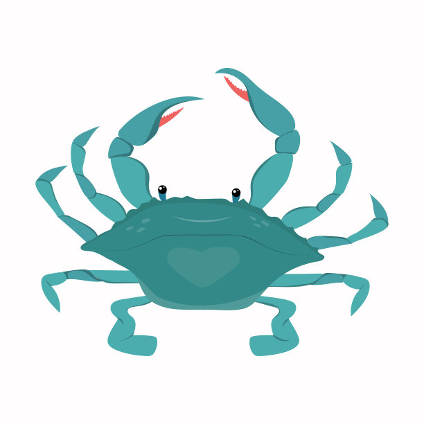 青蟹插画