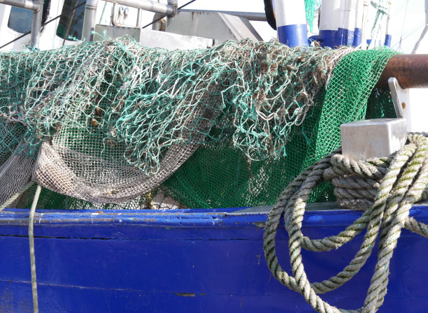 船上的渔网