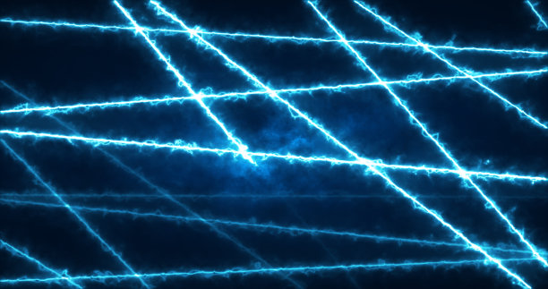 矢量彩色立体分形图案