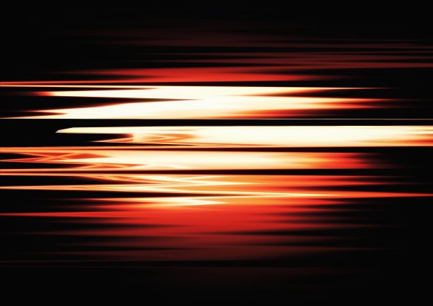 炫彩流动的火焰抽象图案