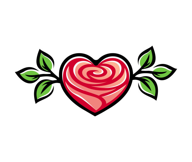 玫瑰花瓣logo