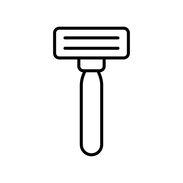 矢量插图简约生活用品镜子