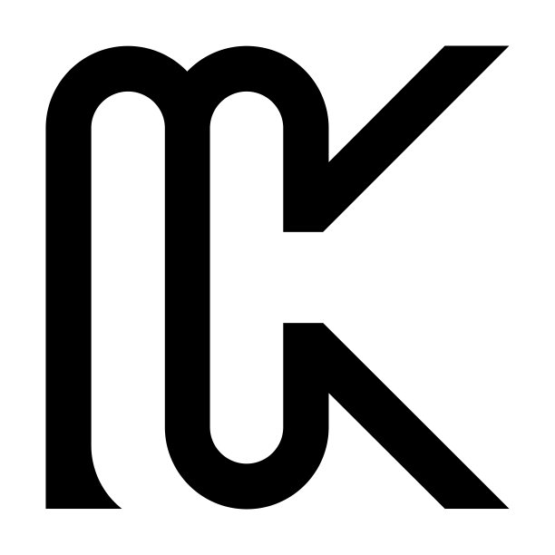 km字母logo设计