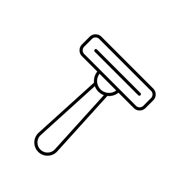 矢量插图简约生活用品镜子