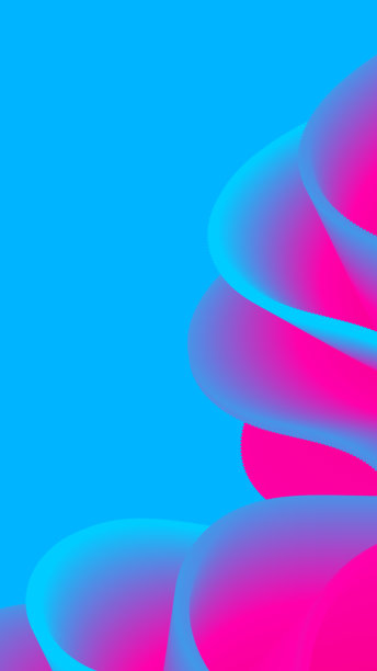 粉色星星圆形矢量图案