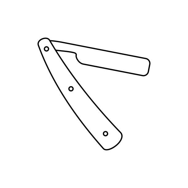 矢量插图简约生活用品镜子