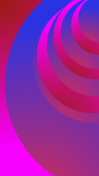 粉色星星圆形矢量图案