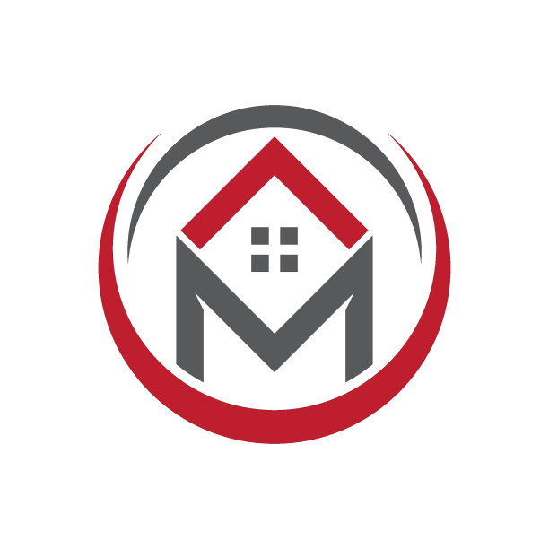 字母m房产建筑公寓logo