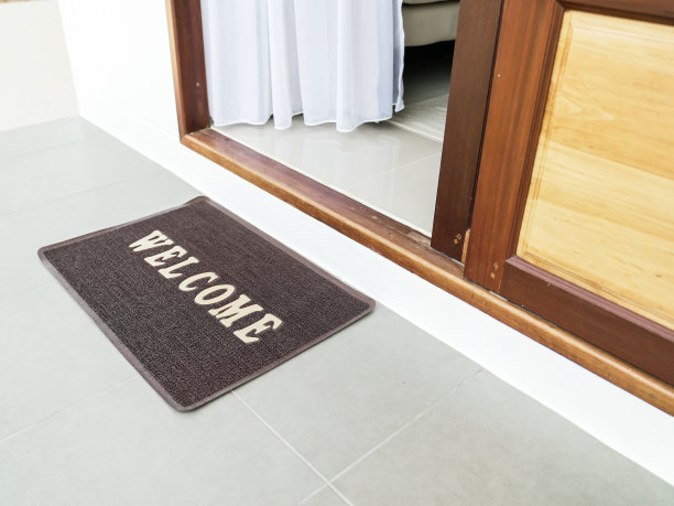 欢迎光临门口垫