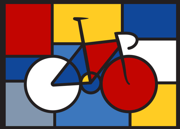 自行车比赛海报